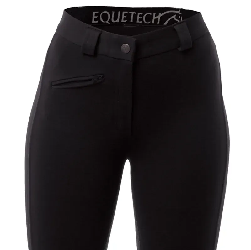 Equetech Grip Seat Breeches in Black