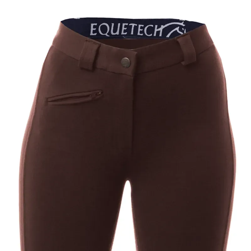 Equetech Grip Seat Breeches in Brown