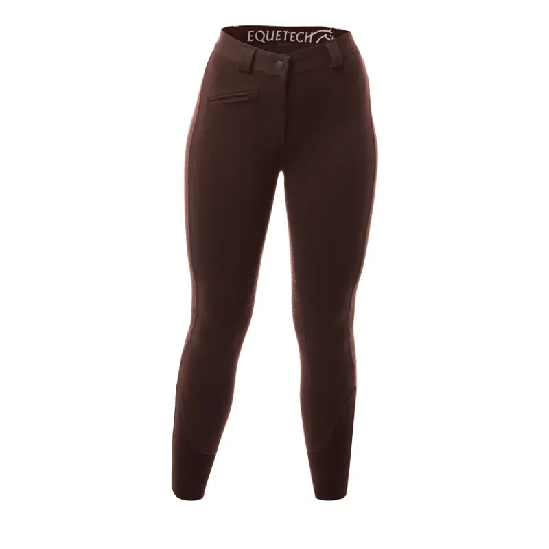 Equetech Grip Seat Breeches in Brown-1