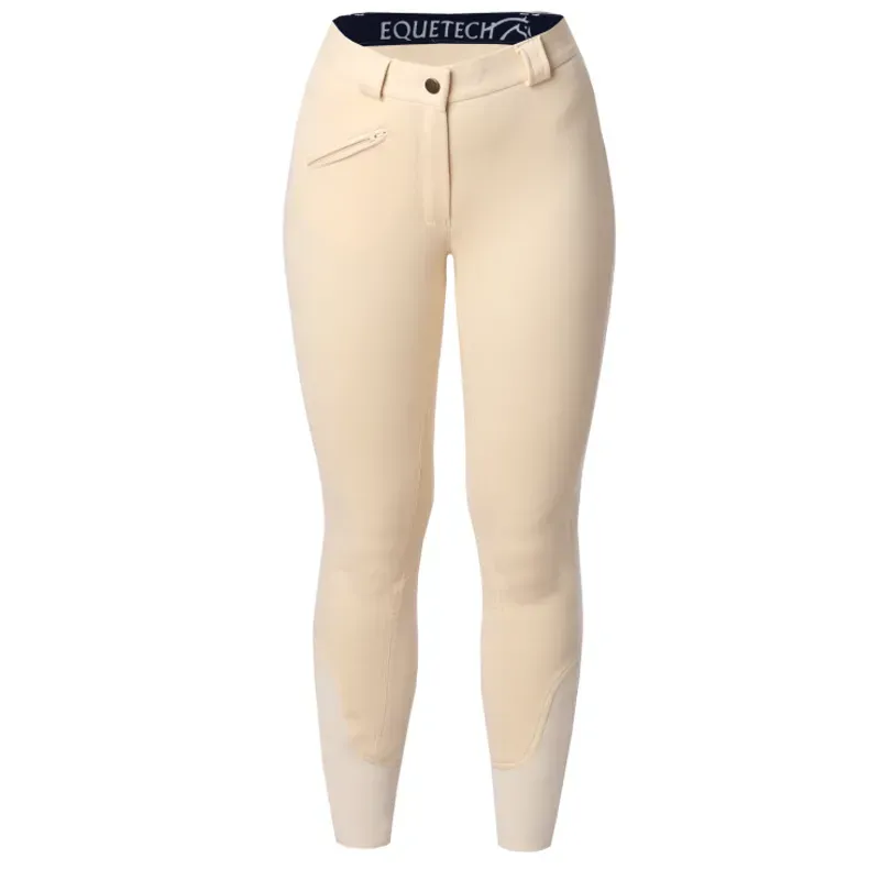 Equetech Grip Seat Breeches in Pale Yellow-1