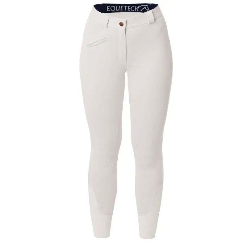 Equetech Grip Seat Breeches in White-1