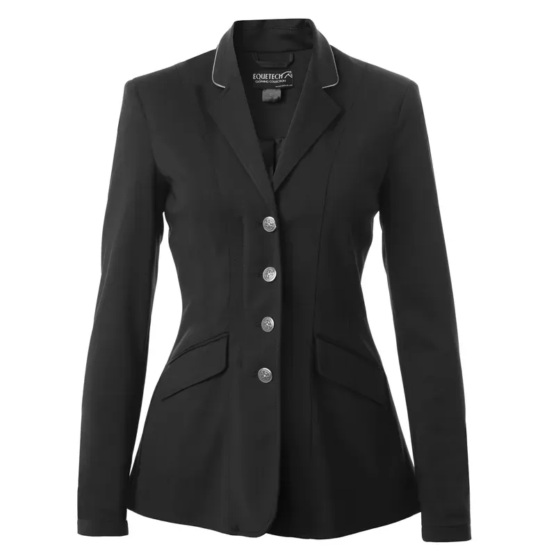 Equetech Jersey Deluxe Competition Jacket in Black