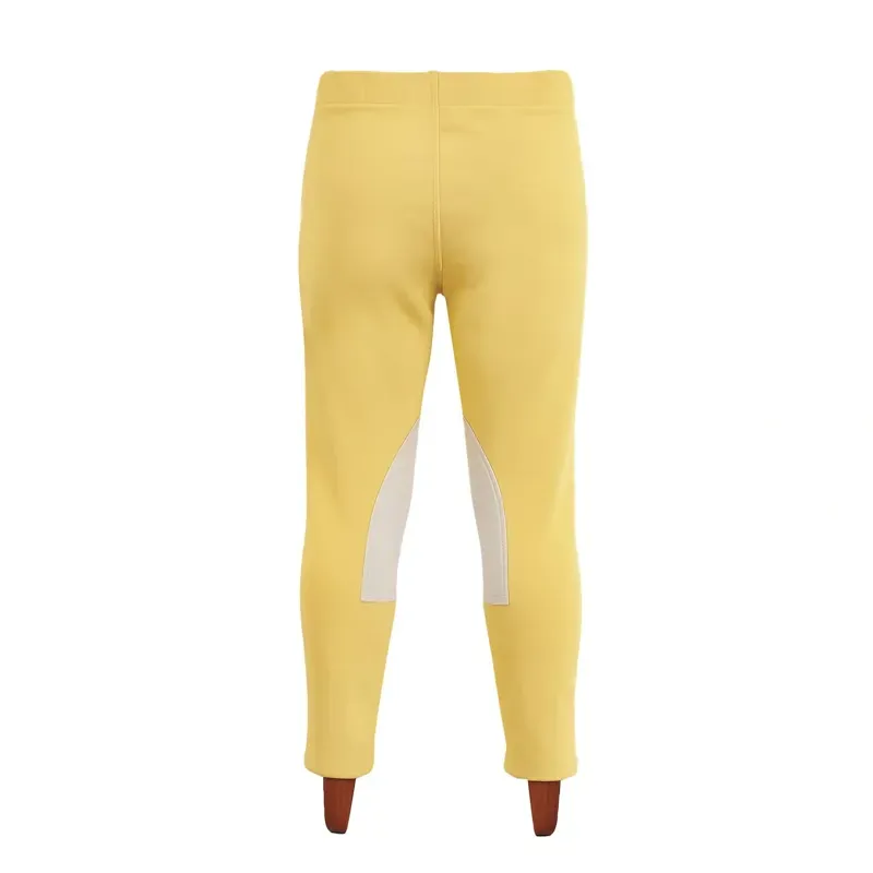 Equetech Junior Sovereign Jodhpurs - Canary-1