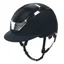 Kask Dogma Chrome Riding Hat Navy With Silver Chrome