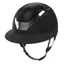 Kask Star Lady Chrome Riding Hat Black With Silver Chrome