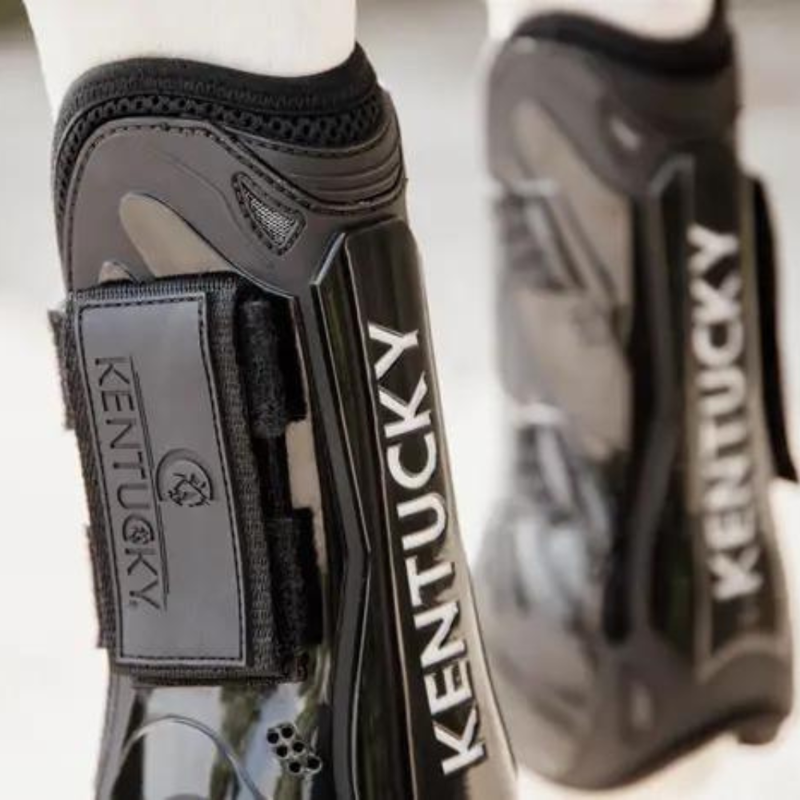 Kentucky Bamboo Tendon Boots Velcro Black-4