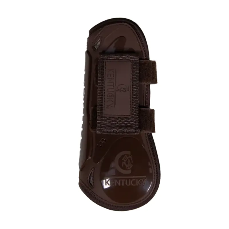 Kentucky Bamboo Tendon Boots Velcro Brown-1