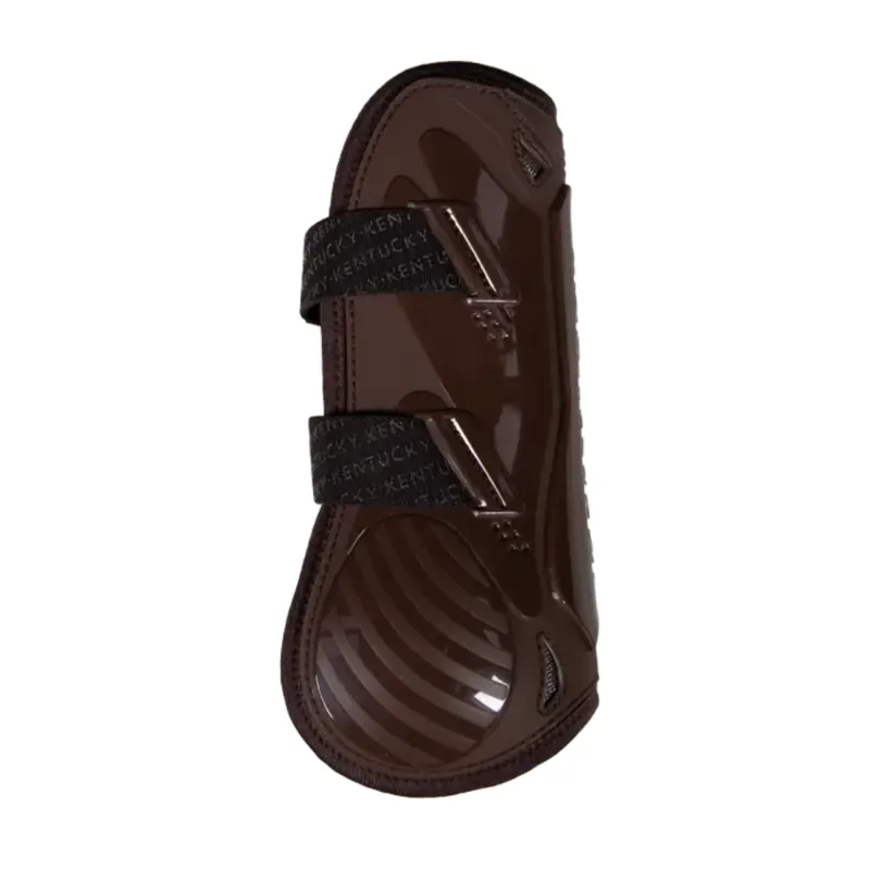 Kentucky Bamboo Tendon Boots Velcro Brown-2