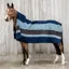 Kentucky Heavyweight Fleece Rug Square Navy/Grey