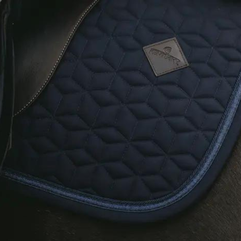 Kentucky Dressage Glitter Rope Saddle Pad Navy-1