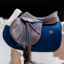Kentucky Skin Friendly Velvet Jumping Saddle Pad Navy