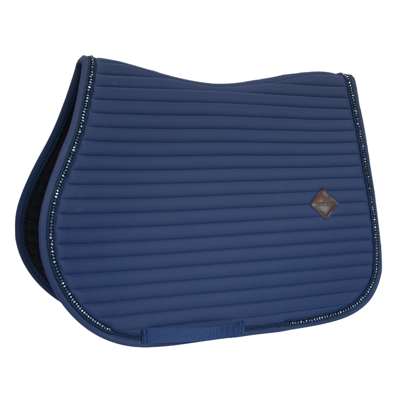 Kentucky Jumping Saddle Pad Pearls Navy-1