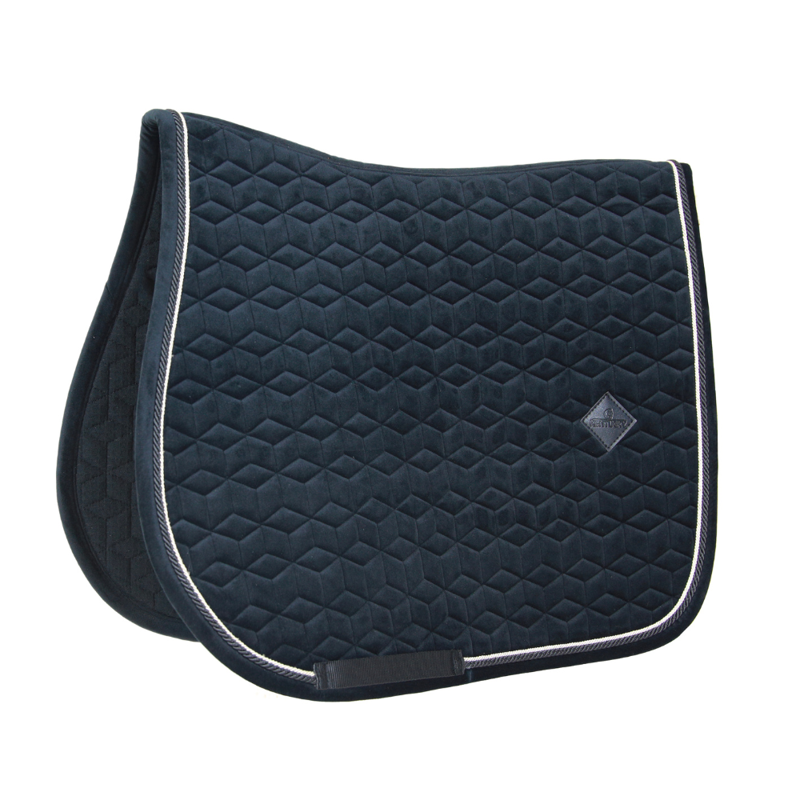 Kentucky Jumping Velvet Saddle Pad Basic Black-3