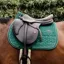 Kentucky Jumping Velvet Saddle Pad Dark Green