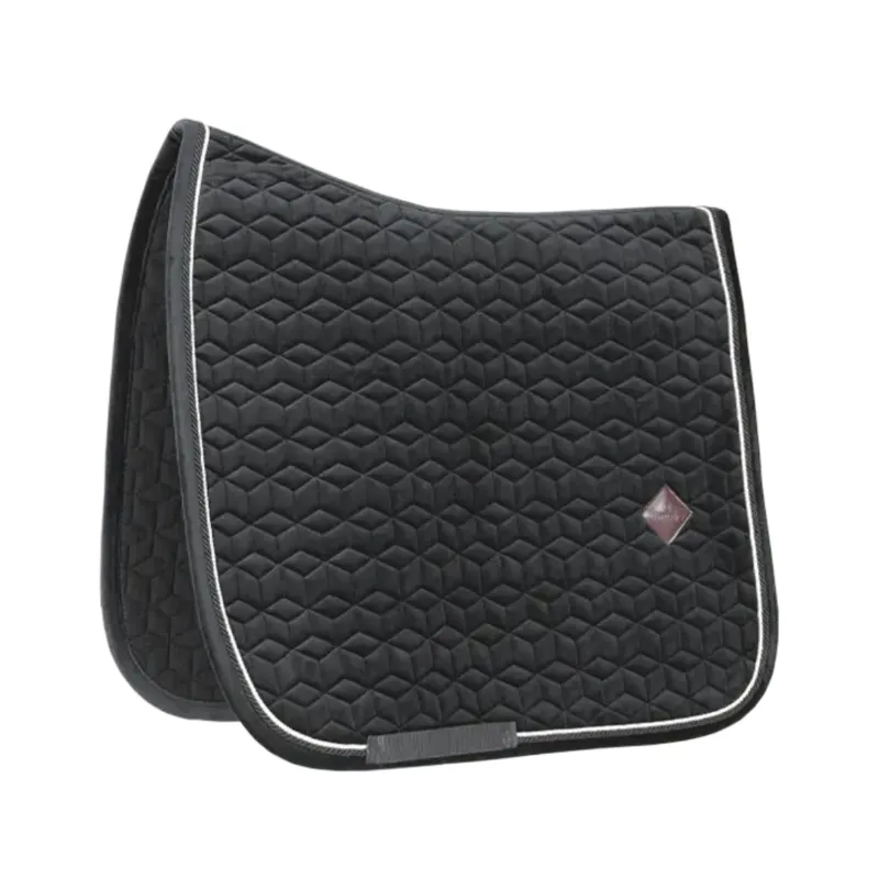 Kentucky Dressage Velvet Saddle Pad Basic Black
