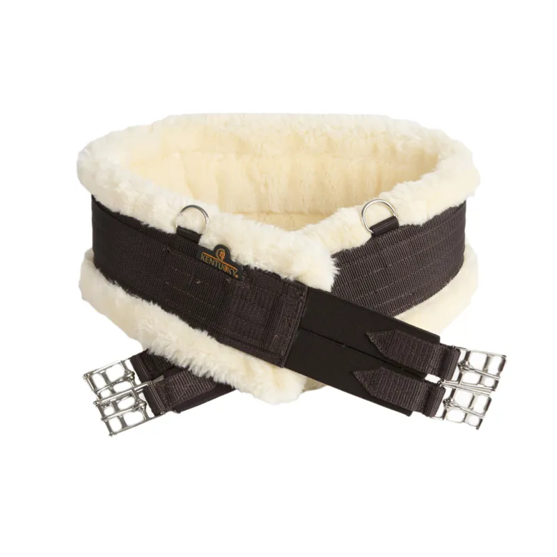 Kentucky Sheepskin Elasticated Girth Brown