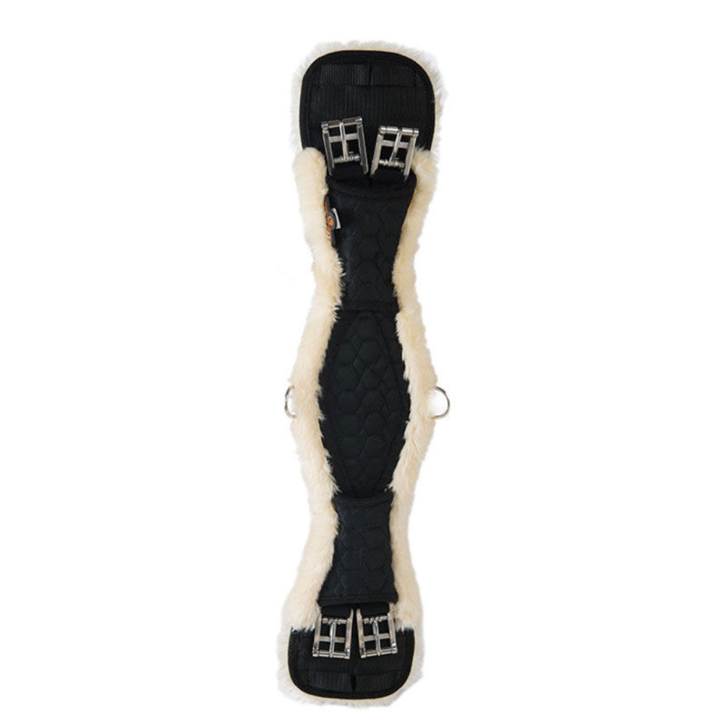 Kentucky Sheepskin Short Girth Black-1