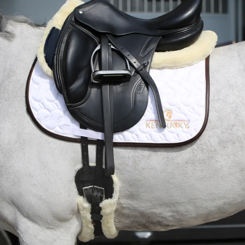 Kentucky Sheepskin Short Girth Black