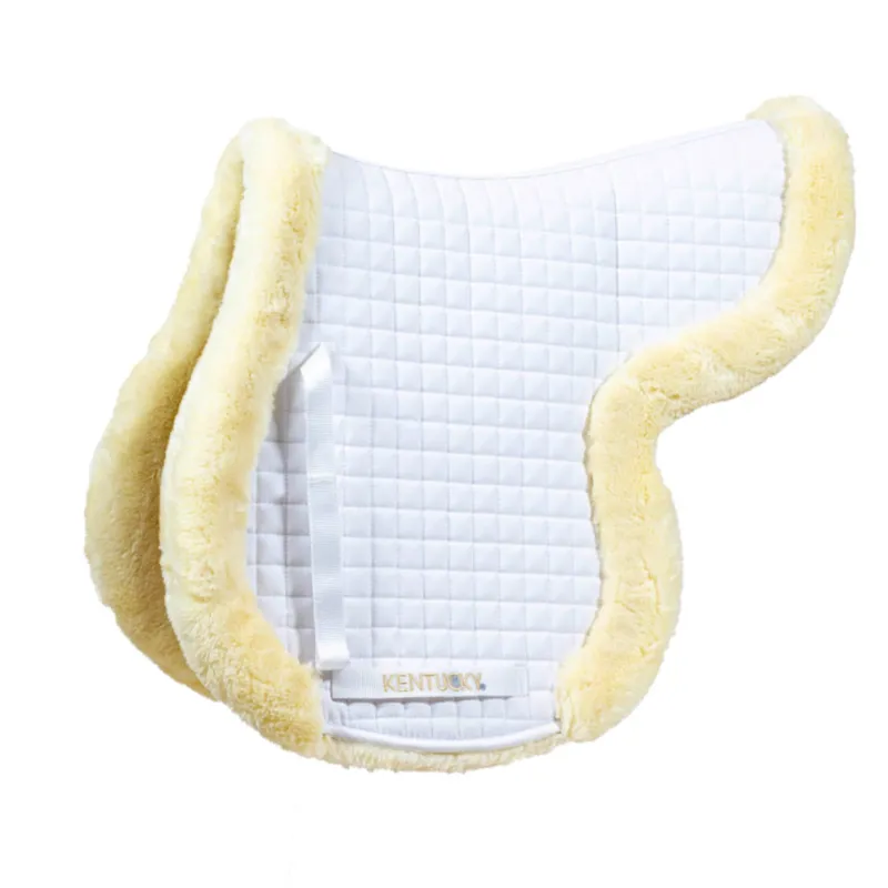 Kentucky Saddle Pad Hunter Vegan Sheepskin Jumping Natural