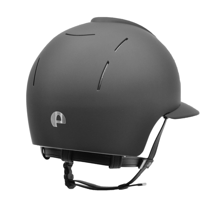 KEP Smart Textile With Polo Visor Riding Hat Black-1