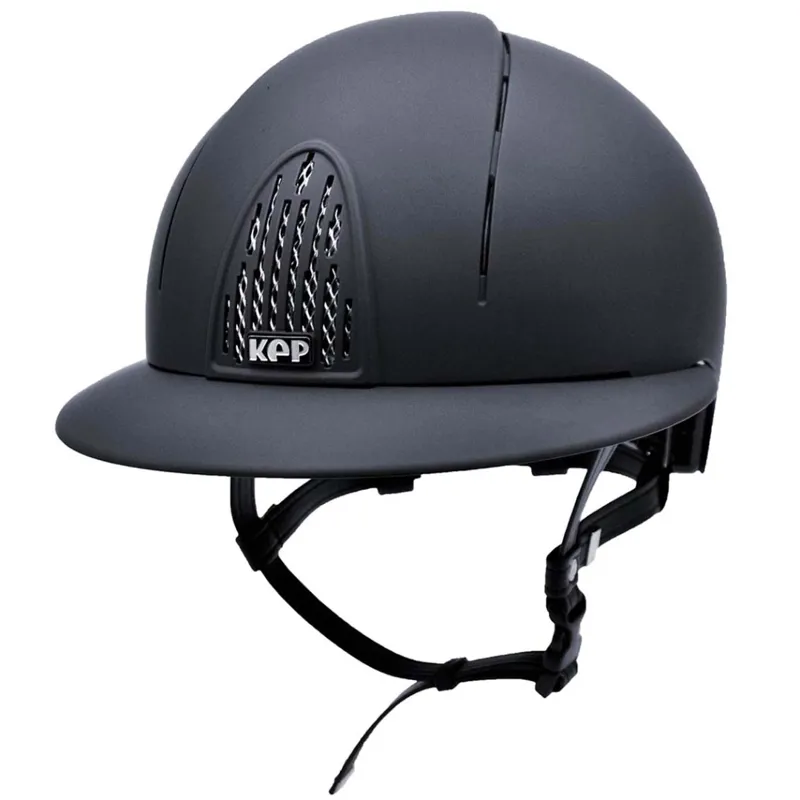 KEP Smart Textile With Polo Visor Riding Hat Navy