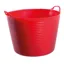 Faulks and Cox Gorilla Large Flexible Tubtrug in Red