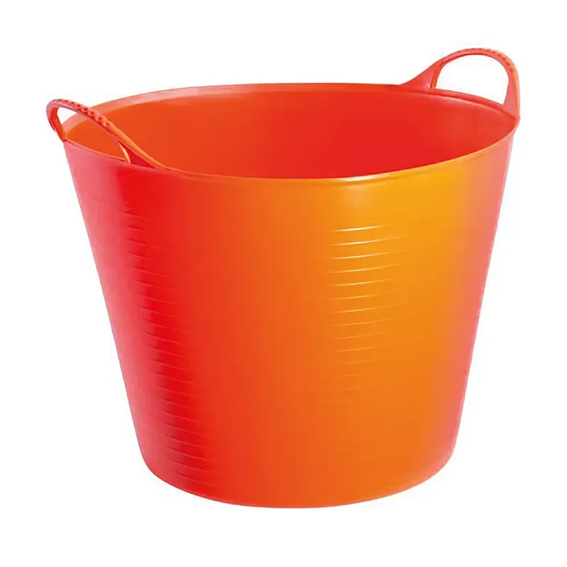 Faulks & Cox Red Gorilla Medium Flexible Tubtrug In Orange