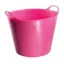 Faulks & Cox Red Gorilla Medium Flexible Tubtrug In Pink
