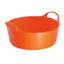 Red Gorilla Small Flexible Shallow Tubtrug in Orange