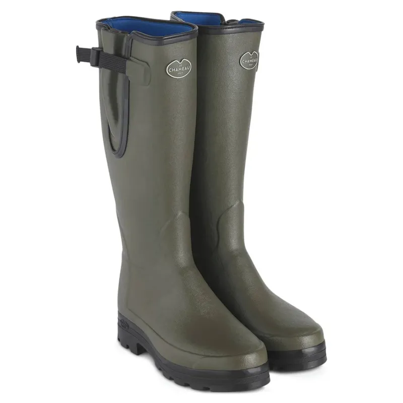 Le Chameau Men's Vierzonord Neoprene Lined Wellingtons Vert Chameau