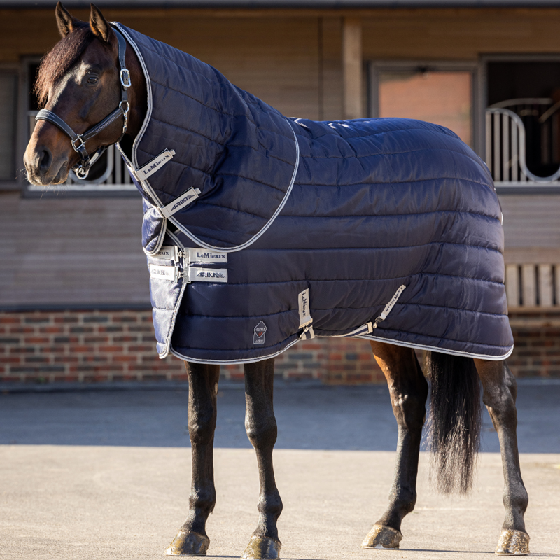 Lemieux Arika Stable-Tek Neck Cover 100g Navy-1