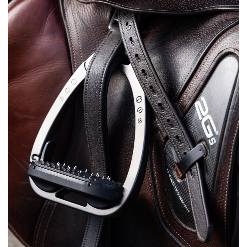 LeMieux Arika Stirrup Leather Brown-1