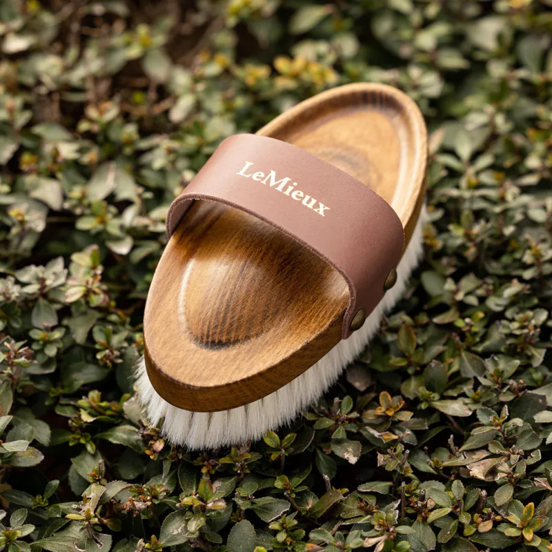 LeMieux Artisan Soft Goats Hair Brush Brown