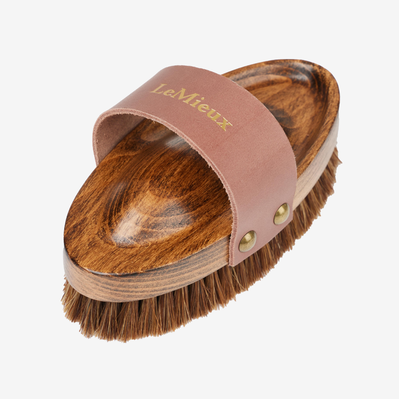 LeMieux Artisan Soft Speckled Brush Brown-1