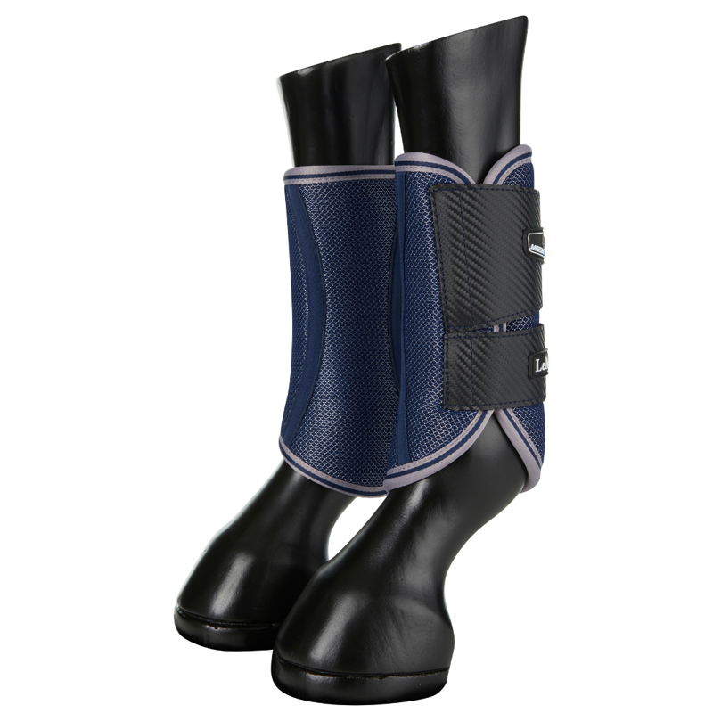 LeMieux Carbon Mesh Wrap Boots Navy-2