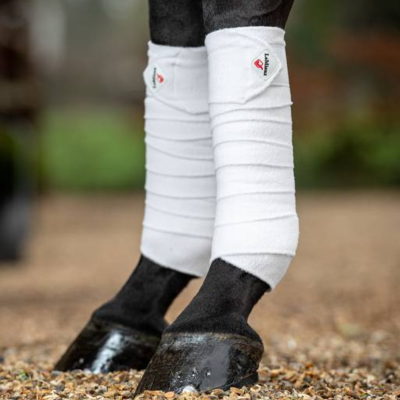 LeMieux Classic Polo Bandages White Full-1