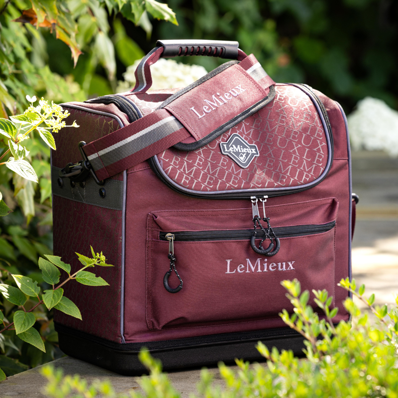 LeMieux Elite Pro Grooming Bag Burgundy-1