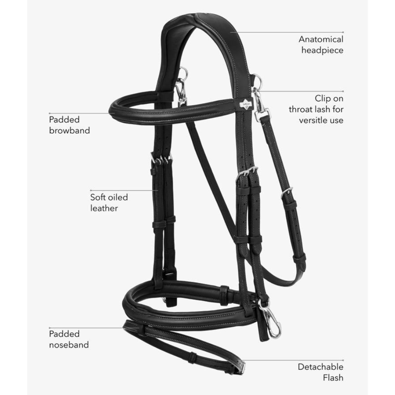 LeMieux Work Bridle Brown-3
