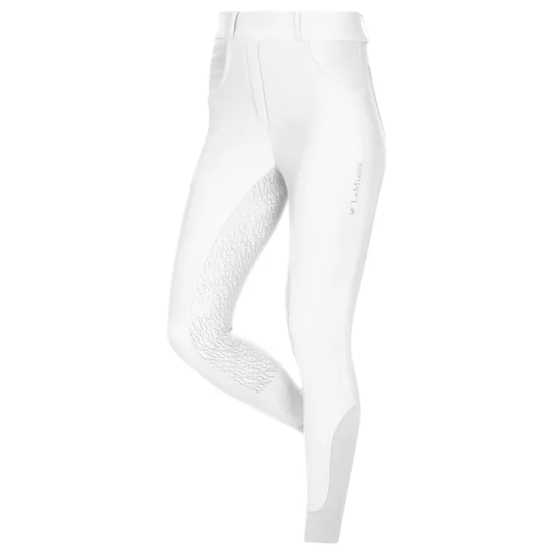 LeMieux Ladies Demi Pull On Bregging Full Seat White