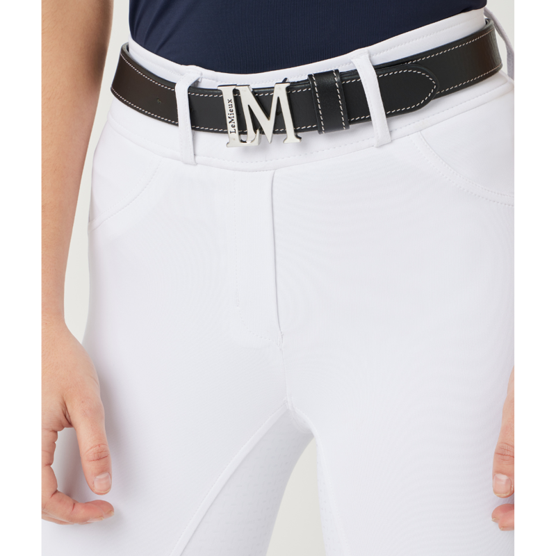 LeMieux Ladies Demi Pull On Bregging Full Seat White-2