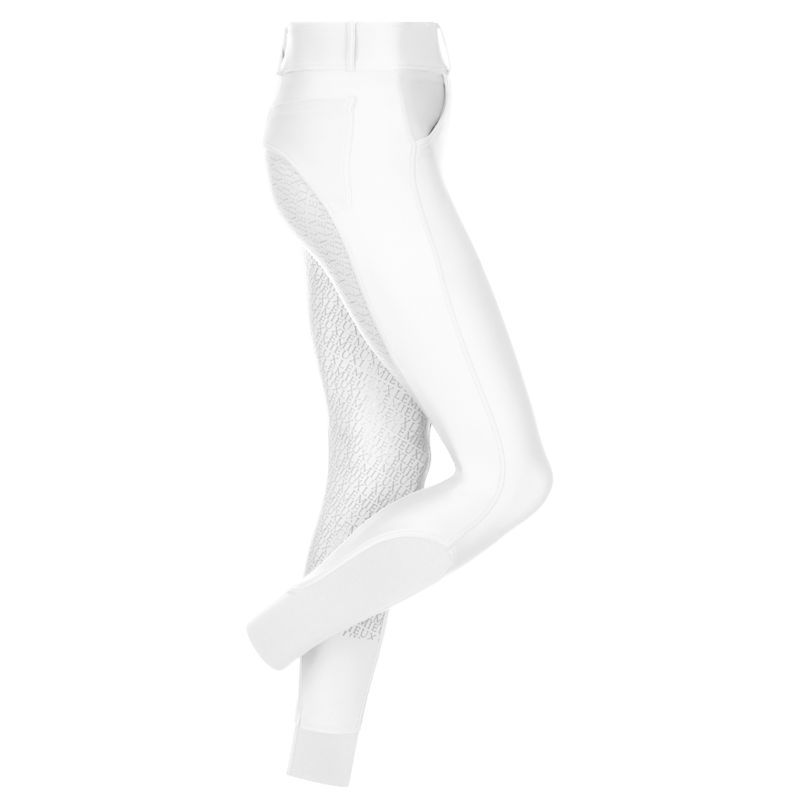 LeMieux Ladies Demi Pull On Bregging Full Seat White-1