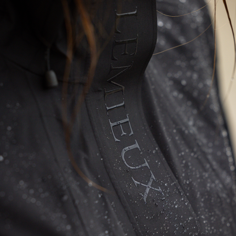 LeMieux Ladies Grace Long Rain Jacket Black-5