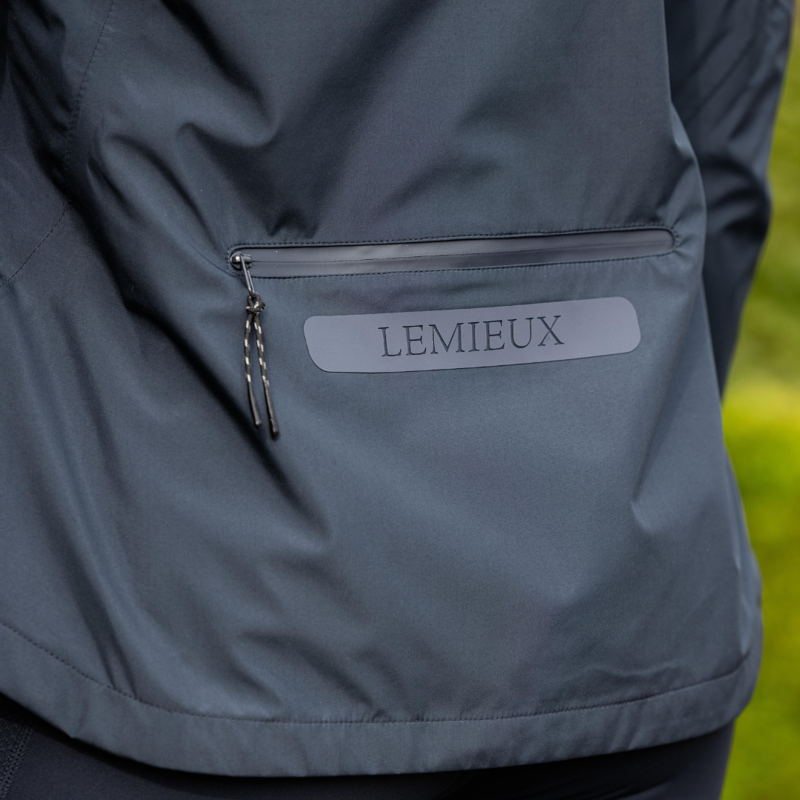 LeMieux Ladies Isla Short Rain Jacket Navy-1