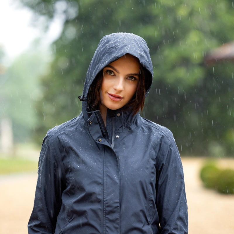 LeMieux Ladies Isla Short Rain Jacket Navy-4