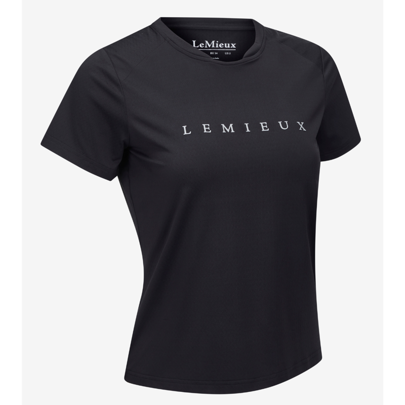 LeMieux Ladies Sports T-Shirt Black-2