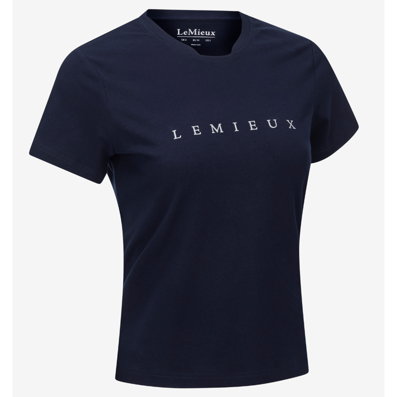 LeMieux Ladies Sports T-Shirt Navy-1