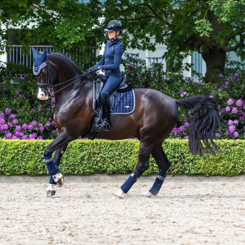 LeMieux Loire Classic Dressage Square Twilight Navy-1