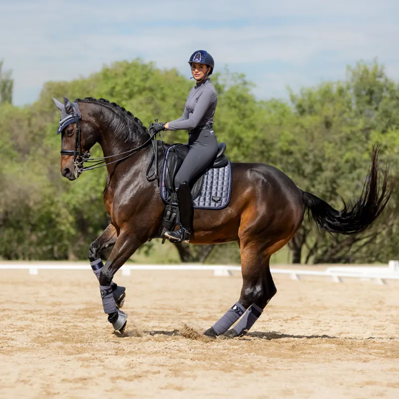 LeMieux Loire Classic Dressage Square Twilight Grey-1