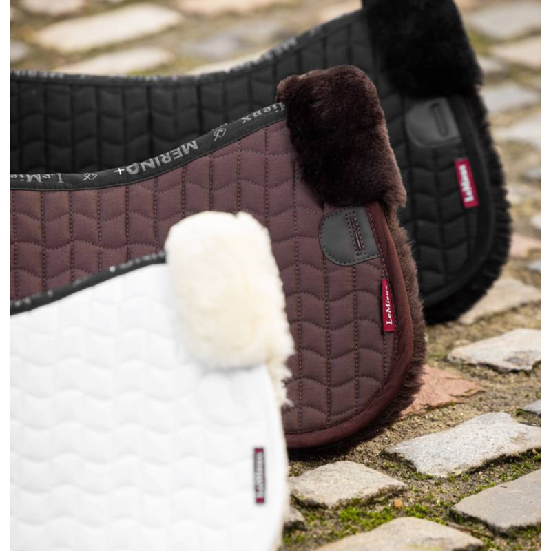 LeMieux Merino+ Half Pad Brown/Brown-3