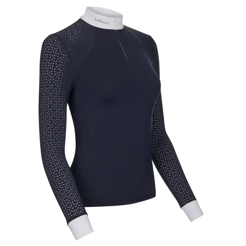 LeMieux Olivia Women's Long Sleeve Show Shirt Navy